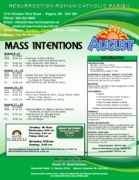 August 2024 Bulletin and Inserts